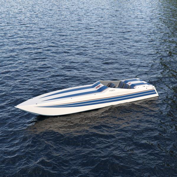 قایق موتوری - دانلود مدل سه بعدی قایق موتوری - آبجکت سه بعدی قایق موتوری -Motorboat 3d model - Motorboat 3d Object - Ship-کشتی